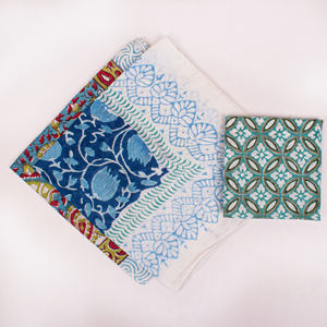 Accessoires uniques en coton naturel, bandanas faits à la main, écologiques, quatre saisons, motifs attrayants, couleurs, écharpe douce, cadeaux pour femmes - Product Image 2