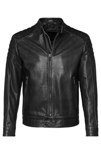 Veste en cuir de haute qualité pour hommes, très élégante et stylée - Product Image 4