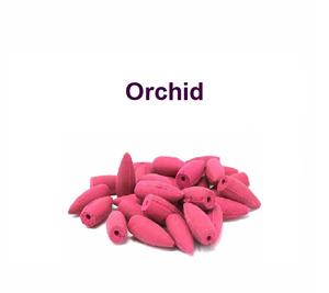 Cônes d'encens à refoulement de balle d'orchidée naturelle Fourniture en gros au meilleur prix (rose) - Product Image 1