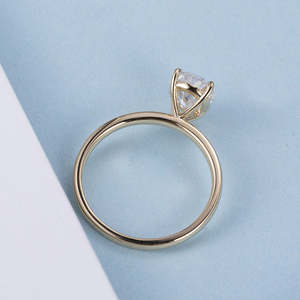 1 Carat Pear Lab Grown Diamond <b>Solitaire</b> <b>Ring</b> IGI D-E-F VVS-VS Bulk Jewelry Supply Gold White Gold Rose Gold <b>Silver</b> Manufacturer - Product Image 5