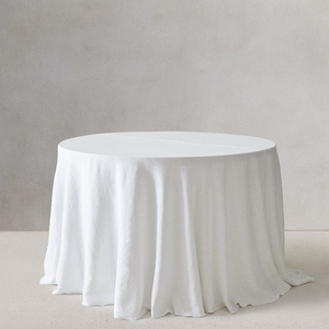 Mantel Cuadrado Desechable de Algodón Elástico Premium, Resistente a las Arrugas, Impermeable y Ecológico para Mesas Plegables de Banquete/Boda - Product Image 3