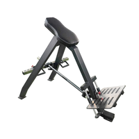 Machine de Fitness de haute qualité Équipement de Fitness Plaque Chargée Poitrine Soutenue Inclinaison Basse Rangée Machine T bar Rangée pour Un Usage Domestique