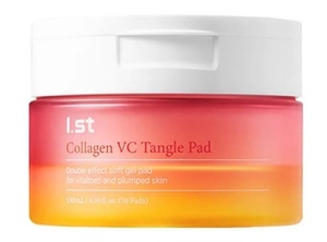 แผ่นเช็ดทำความสะอาดผิวหน้า I.st COLLAGEN VC TANGLE PAD (70 แผ่น) โทนเนอร์บำรุงผิวสไตล์เกาหลี ช่วยเพิ่มความชุ่มชื้น - Product Image 1