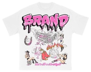 Ensemble T-shirt et short vintage délavé pour femme, 100 % coton, imprimé sérigraphié, grande taille, col rond, tenue streetwear d'été - Product Image 6
