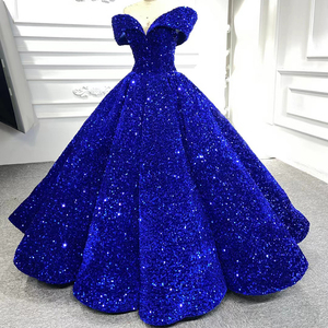 Robe de mariée épaules dénudées coupe trapèze en organza brodé et tulle, col en V, taille princesse, manches longues, dentelle et perles, style classique - Product Image 2
