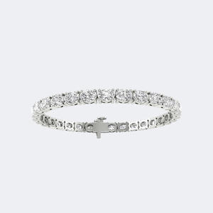 9.30CTW Oval Lab Grown Diamond Tennis Bracelet <b>Gold</b> VVS2 EF Color Oval Shape Brilliant Cut Prong <b>Set</b> Fine Jewelry Luxury - Product Image 2
