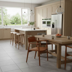 Fauteuil de salle à manger Hiroshima en teck massif de qualité supérieure, style scandinave moderne, B2B, écologique, durable, empilable - Product Image 6