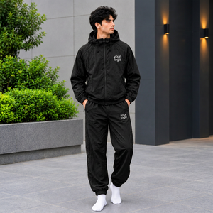 Veste coupe-vent pliable pour homme, légère, idéale pour les voyages, options de personnalisation de la marque pour les collections de vêtements de plein air - Product Image 4