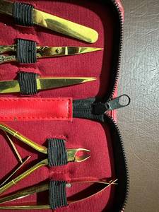 Vired Impex Portable 10 in 1 Carbon Steel Nail <b>Kit</b> with Clipper <b>Manicure</b> Tools Case Classic Style for Toddler - Product Image 5