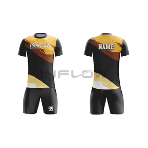 เสื้อฟุตบอลขายส่ง แห้งเร็ว 100% โพลีเอสเตอร์ เสื้อแข่งฟุตบอล 7v7 สำหรับผู้ชาย ชุดทีมชาติทุกทีม ชุดฟุตบอลแห้งเร็ว - Product Image 5