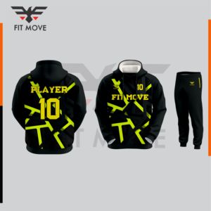 Conjunto de Uniforme de Fútbol Personalizado, 100% Poliéster, Jersey Sublimado, Pantalones Cortos, Calcetines, Sudadera con Capucha, Bolsa Deportiva, Unisex para Adultos - Product Image 5