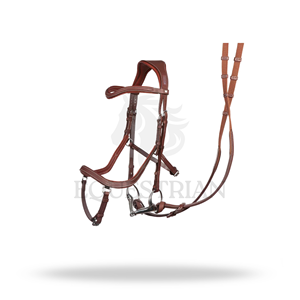 Ensemble de bridon et rênes ROLF GORAN BENGTSSON, taille complète, pour l'équitation anglaise et le saut d'obstacles - Product Image 1