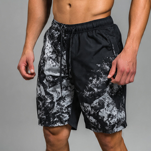 Pantalones Cortos Deportivos para Hombre con Cordón en la Cintura, Sublimados, 100% Poliéster, de Secado Rápido para Verano - Product Image 1