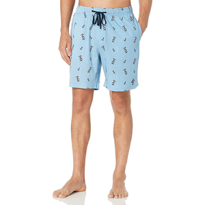 Shorts de plage pour hommes en coton 100% tricoté, respirant, à séchage rapide, imprimé par transfert thermique, teint uni, haute qualité, best-seller - Product Image 1