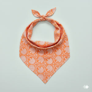 Bandana en coton imprimé à la main motif floral indigo, doux et léger, foulard indien imprimé pour femme, vente en gros - Product Image 5