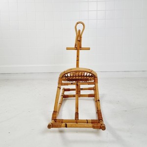 Caballito de Juguete de Ratán Natural para Niños, para Interiores y Exteriores, Caballito Mecedor para Bebés, Animales para Montar - Product Image 5