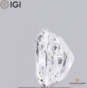 Diamante Cultivado en Laboratorio CVD de 1.00 Quilates, Corte Cuadrado Cojín, con Certificado IGI, Color E, Claridad VVS2, para Centro de Mesa Nupcial Premium - Product Image 5