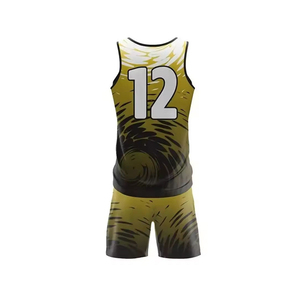Unisex <b>Running</b> Uniform Set Sublimated Print Breathable Moisture Wicking Four-Way Stretch Polyester Tank Top Shorts Team Name - Product Image 2