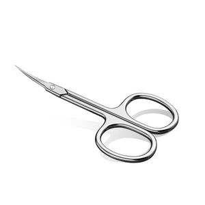 Ciseaux à cuticules en acier inoxydable, ciseaux courbes pour les ongles des doigts et des orteils, ciseaux de beauté pour la manucure avec étui de rangement - Product Image 5