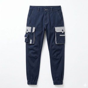 Pantalon cargo pour homme respirant au design unique, nouvelle collection, vente chaude, pantalon cargo délavé pour homme fabriqué au Pakistan - Product Image 1