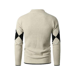 Wholesale Men’s Thick Nylon Acrylic Winter <b>Sweater</b> Warm Breathable Anti-Shrink Long Sleeve Pullover - Product Image 2