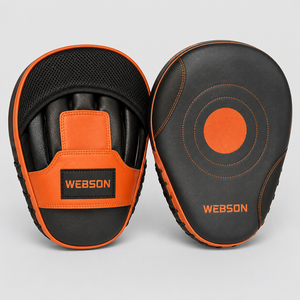Webson Boxing <b>Focus</b> Mitts PU Leather for Closure Breathable Adjustable Wrist Strap Customized Packaging Training Martial Arts - Product Image 5