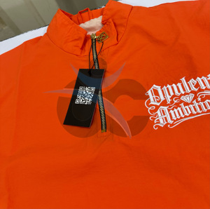 ORCAFITS Custom Made Orange Half-<b>Zip</b> T-Shirt & Shorts Set Breathable <b>Zip</b> <b>up</b> Lightweight Nylon Windbreaker Set Unisex Regular Fit - Product Image 3