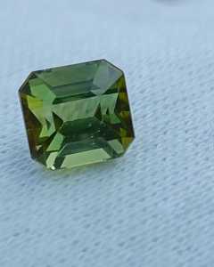 Turmalina Verde Natural, Corte Asscher, Gema Suelta, Piedra Facetada de Primera Calidad para Joyería - Product Image 5