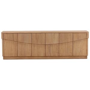 Premium Handmade Buffet <b>Sideboard</b> Cabinet Crafted from Solid Wood with Four Doors and Large Capacity Storage for Home Interiors - Product Image 1