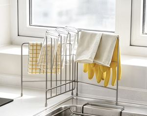 Organizador de Cocina Multifuncional, Estante Metálico Resistente a la Oxidación para Toallas, Guantes, Tazas, Almacenamiento en la Encimera - Product Image 2