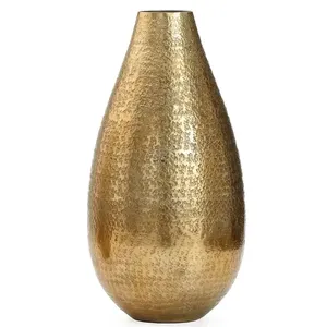 Ensemble de vases de table modernes en métal doré, forme ronde, pour présentation florale, pot à fleurs, best-seller - Product Image 2