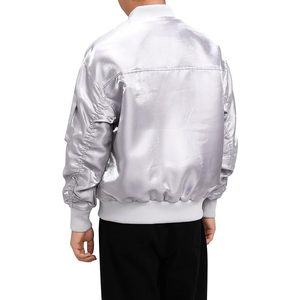 Custom Bomber <b>Jacket</b> OEM Wholesale Manufacturer <b>Men</b>’s Oversized <b>Flight</b> <b>Jacket</b> Zip Up Streetwear Custom Logo Bomber <b>Jacket</b> - Product Image 2