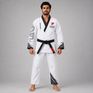 Uniforme de karaté haut de gamme conçu pour la force, la flexibilité, la respirabilité, le confort et une utilisation durable pour les arts martiaux et la pratique quotidienne. - Product Image 1