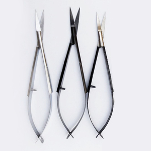 Ciseaux à cuticules en acier inoxydable, droits, couleur argent, pour droitiers, durables, pour le travail de manucure, haute qualité, personnalisés - Product Image 1