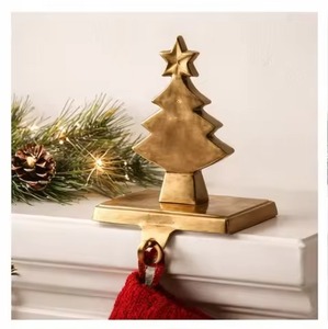 Luxury Seasonal <b>Stocking</b> <b>Holder</b> Metal Craft for Holiday Event Decorations - Product Image 6