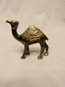 Handcrafted Camel Sculpture in Brass Finish for Coffee <b>Table</b> Decoration and Artistic Living Space Accent - Product Image 3
