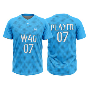 Custom Sublimated Baseball Jersey Men's Short Sleeve Moisture Wicking 100% <b>Polyester</b> Custom Team Name Numbers Regular Fit <b>Shirts</b> - Product Image 3
