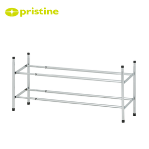 Modern Portable 2-Tier DIY Metal Shoe Rack Simple Home Furniture for Entry - Product Image 3