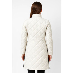 High-Quality Quilted White Gambeson Protective Padded Women's Coat Medieval Training <b>Jacket</b> Wear Top Sell - Product Image 3