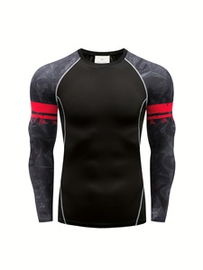 OEM <b>Y2K</b> Metal Font Graphic Compression <b>Shirt</b> Cyber Sigilism Sublimated Athletic Rash Guard - Product Image 1