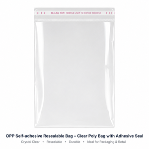 Bolsas de Embalaje Transparentes Autoadhesivas y Reutilizables OPP de Fábrica para Dulces - Product Image 4