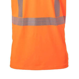 Camisetas de Trabajo de Alta Visibilidad Personalizadas al por Mayor, Camisetas de Manga Corta Transpirables de Poliéster, Polo de Seguridad Reflectante de Alta Visibilidad - Product Image 5