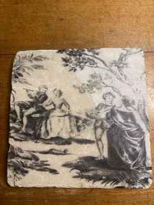 Ensemble de 3 sous-verres en marbre, scène festive de la Nouvelle-Orléans, supports pour boissons, décoration de table unique - Product Image 2