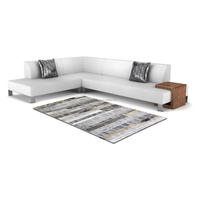 Custom Size Soft Stylish Hair-on Leather Carpet Wholesale Living Area Rug Sets for Home Office & Hotels Minimum Order 1 Piece