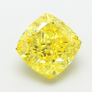 เพชร MAISHA DIAM สังเคราะห์ 10 กะรัต ทรงคุชชั่น สีเหลืองสดใส ได้รับการรับรองจาก IGI รุ่น Y-C1-9 ตัวอย่างเครื่องประดับสำหรับผู้หญิง - Product Image 3