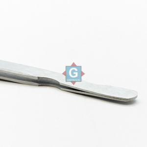 Pince à épiler en acier inoxydable, fine et durable, 10 mm, pour extensions de cils - Product Image 3