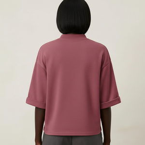 Camisetas Casuales para Mujer, Camisetas Ajustadas de Manga Corta, Top de Verano para Mujer, Camiseta Básica Lisa de Algodón - Product Image 3