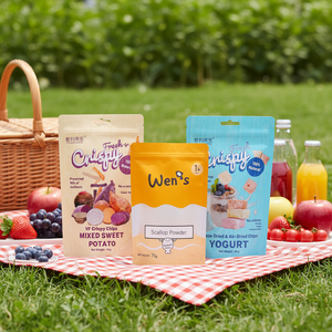 Diseño de impresión de fondo plano para café y galletas, bolsas para galletas, 200g, 500g, 1KG, soporte <span class=keywords><strong>con</strong></span> cremallera, lata, válvula a prueba de olores, bolsa de plástico - Product Image 1