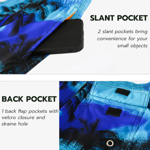 Shorts de bain pour hommes de couleur unie à bas prix, shorts de bain tendance pour hommes, shorts de bain de haute qualité pour hommes - Product Image 3