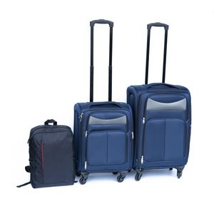 Set di Valigie Leggere di Lusso in Alluminio con Chiusura TSA e Rotelle Girevoli, 2 Pezzi, con Chiusura a Cerniera e Fodera in Poliestere - Product Image 5